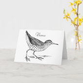 サンパイパーショアバード雷鳴_入り カード (黄色い花)