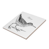 サンパイパーショアバード雷鳴_入り タイル (側面)