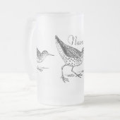 サンパイパーショアバード雷鳴_入り フロストグラスビールジョッキ (正面左)