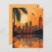 サンパウロへの旅行 ポストカード (正面/裏面)