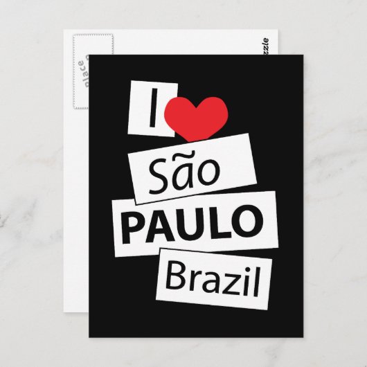 サンパウロブラジルが大好き ポストカード (正面/裏面)