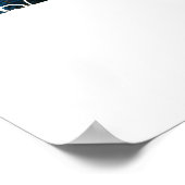 サンパウロブラジルの都市の地図 ポスター (角)