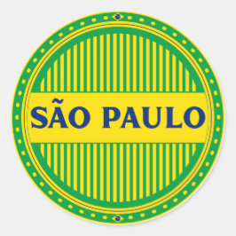 サンパウロ市プライド - ブラジル人のアイデンティティ ラウンドシール