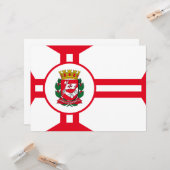 サンパウロ市旗 カード (正面/裏面インサイチュ)