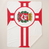 サンパウロ市旗 シェルパブランケット (正面)