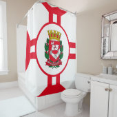 サンパウロ市旗 シャワーカーテン (インサイチュ)