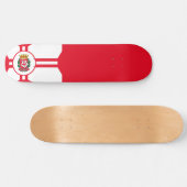 サンパウロ市旗 スケートボード (横)