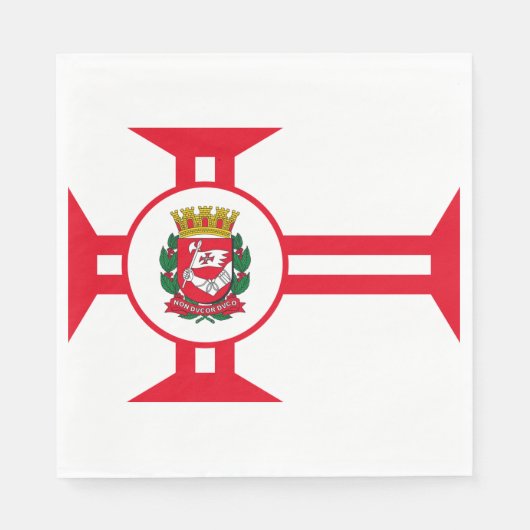 サンパウロ市旗 スタンダードランチョンナプキン (正面)