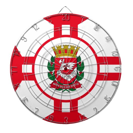 サンパウロ市旗 ダーツボード (正面)