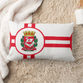 サンパウロ市旗 ランバークッション (ブランケット)