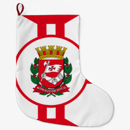 サンパウロ市旗 ラージクリスマスストッキング