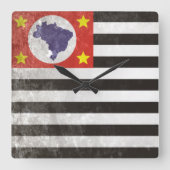 サンパウロ スクエア壁時計 (正面)