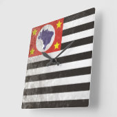 サンパウロ スクエア壁時計 (傾斜)