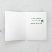 サンパッツクデイラッキーペおもしろいンギン カード (内部)