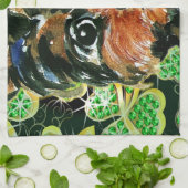 サンパティヨークシャーテリアポー キッチンタオル (折り畳み)