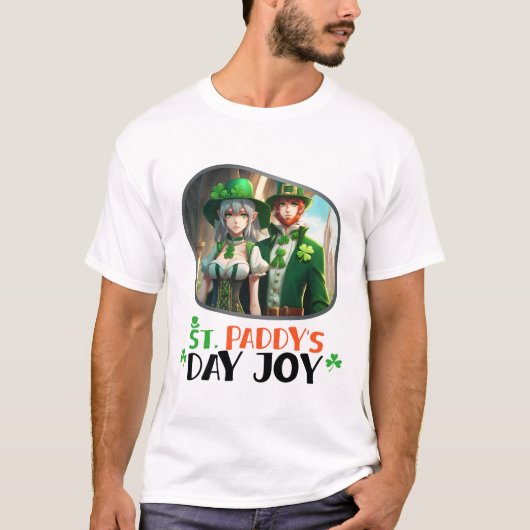 サンパディの日の喜び – 幸運なチャーム Tシャツ (正面)