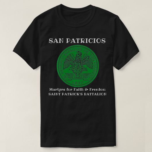 サンパトリシオサンパトリックス大隊 Tシャツ (デザイン正面)