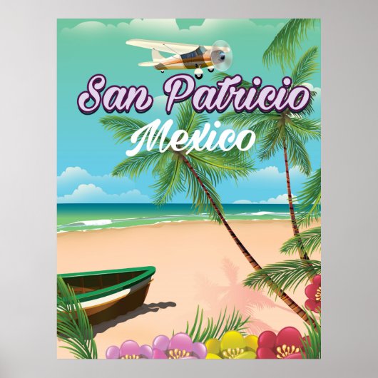 サンパトリシオメキシコ旅行ポスター ポスター (正面)