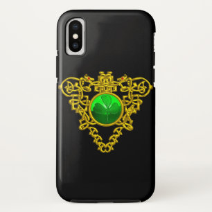 サンパトリックのケルトハート,シャムロック iPhone XSケース