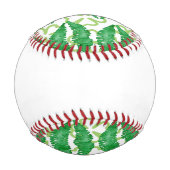 サンパトリックのシャムロックと緑の唇の日 野球ボール (正面)