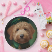 サンパトリックのデイドレスのゴルデンドルドッグ ペーパープレート (パーティー)