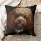 サンパトリックのデイドレスのプードル犬 クッション (ブランケット)