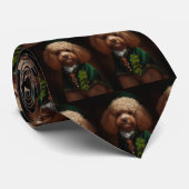 サンパトリックのデイドレスのプードル犬 ネクタイ (ロール)