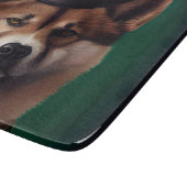 サンパトリックのデイドレスを着た秋田犬 カッティングボード (角)
