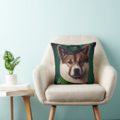 サンパトリックのデイドレスを着た秋田犬 クッション (椅子)