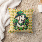 サンパトリックの日かわいい犬 クッション (ブランケット)