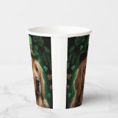 サンパトリックの日にゴールデンレトリバー犬 紙コップ (右)