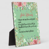 サンパトリックの日アイリッシュの賛美バラシャンロック フォトプラーク (側面)