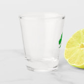 サンパトリックの日アイリッシュグリーンクローバーシンボル ショットグラス (左)