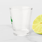 サンパトリックの日アイリッシュグリーンクローバーシンボル ショットグラス (右)