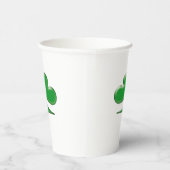 サンパトリックの日アイリッシュグリーンクローバーシンボル 紙コップ (右)
