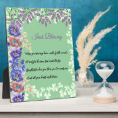 サンパトリックの日アイリッシュシャムロ賛美ッククローバー フォトプラーク (側面)