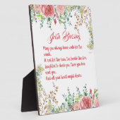 サンパトリックの日アイリッシュ賛美ズバラコラージュ フォトプラーク (側面)