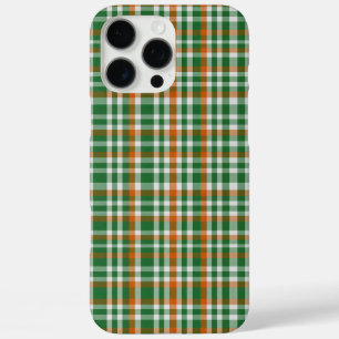 サンパトリックの日アイルランド国旗のギンガム色 iPhone 16 PRO MAXケース