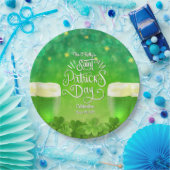 サンパトリックの日グリーンビールパーティー ペーパープレート (パーティー)