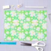 サンパトリックの日シャムロックスレトロウォーターカラー 薄葉紙 (クラフト)