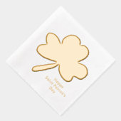 サンパトリックの日シャムロック 箔ナプキン (右)