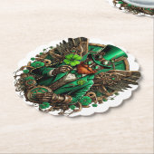 サンパトリックの日スチームパンクローバー ペーパーコースター (アングル)