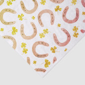 サンパトリックの日ダスティスホースシューズ&シャムロックアイコン 薄葉紙 (詳細)