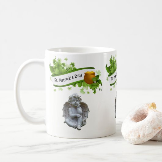 サンパトリックの日マグエンジェル コーヒーマグカップ (ドーナツ)