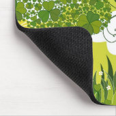 サンパトリックの日ラッキークローバーシャムロックアイルランド マウスパッド (コーナー)