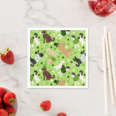 サンパトリックの日ラブラドール スタンダードカクテルナプキン (インサイチュ)