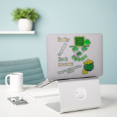 サンパトリックの日レプレシャンビニル シール (デスク上のノートパソコン)