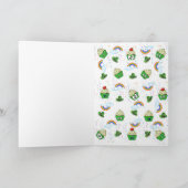 サンパトリックの日帰りグリーティングカードカップケーキ カード (内部)