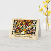 サンパトリックの日恵み宗教的カード カード (黄色い花)