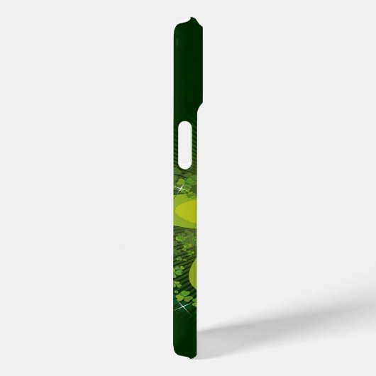 サンパトリックの日魔法グリーンシャムロッククローバー Case-Mate iPhoneケース (裏面 / 右)